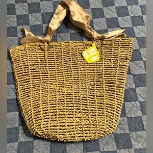 NEW REEF Wicker Beach Tote